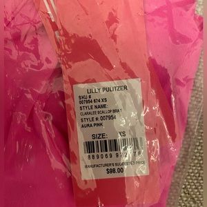 Lilly Pulitzer NWT Claralee Scallop Tank Top w/ Bra